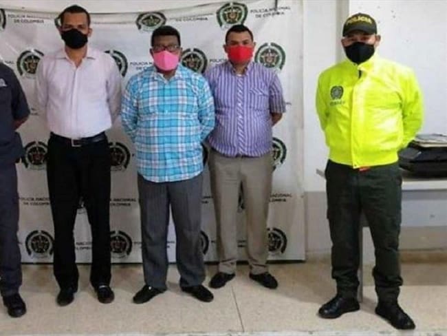 Policía capturó a tres pastores evangélicos por abuso de menores en el sur del Magdalena. Foto: Policía del Magdalena