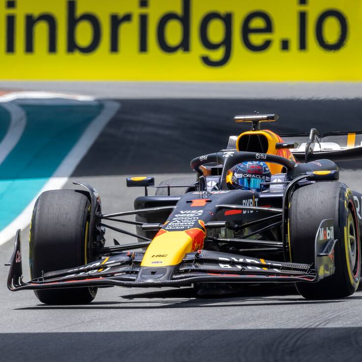 Miami Gardens (United States), 03/05/2024.- Red Bull Racing driver Max Verstappen of the Netherlands in action during a practice session ahead of the Formula One 2024 Miami Grand Prix, in Miami, Florida, USA, 03 May 2024. The Formula One Miami Grand Prix is held on 05 May. (Fórmula Uno, Países Bajos; Holanda) EFE/EPA/CRISTOBAL HERRERA-ULASHKEVICH