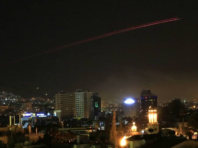 Los países aliados, EE.UU. Francia y Reino Unido bombardearon un sector en Damasco. Rusia condenó el ataque. Foto: Associated Press - AP