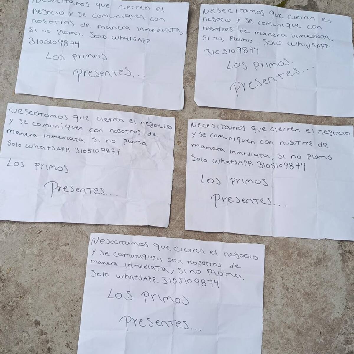 Capturadas tres personas en Pivijay, Magdalena, por intimidar a comerciantes con panfletos