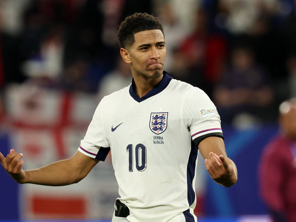 Jude Bellingham le dio la victoria a Inglaterra 1-0 frente a Serbia en la Eurocopa