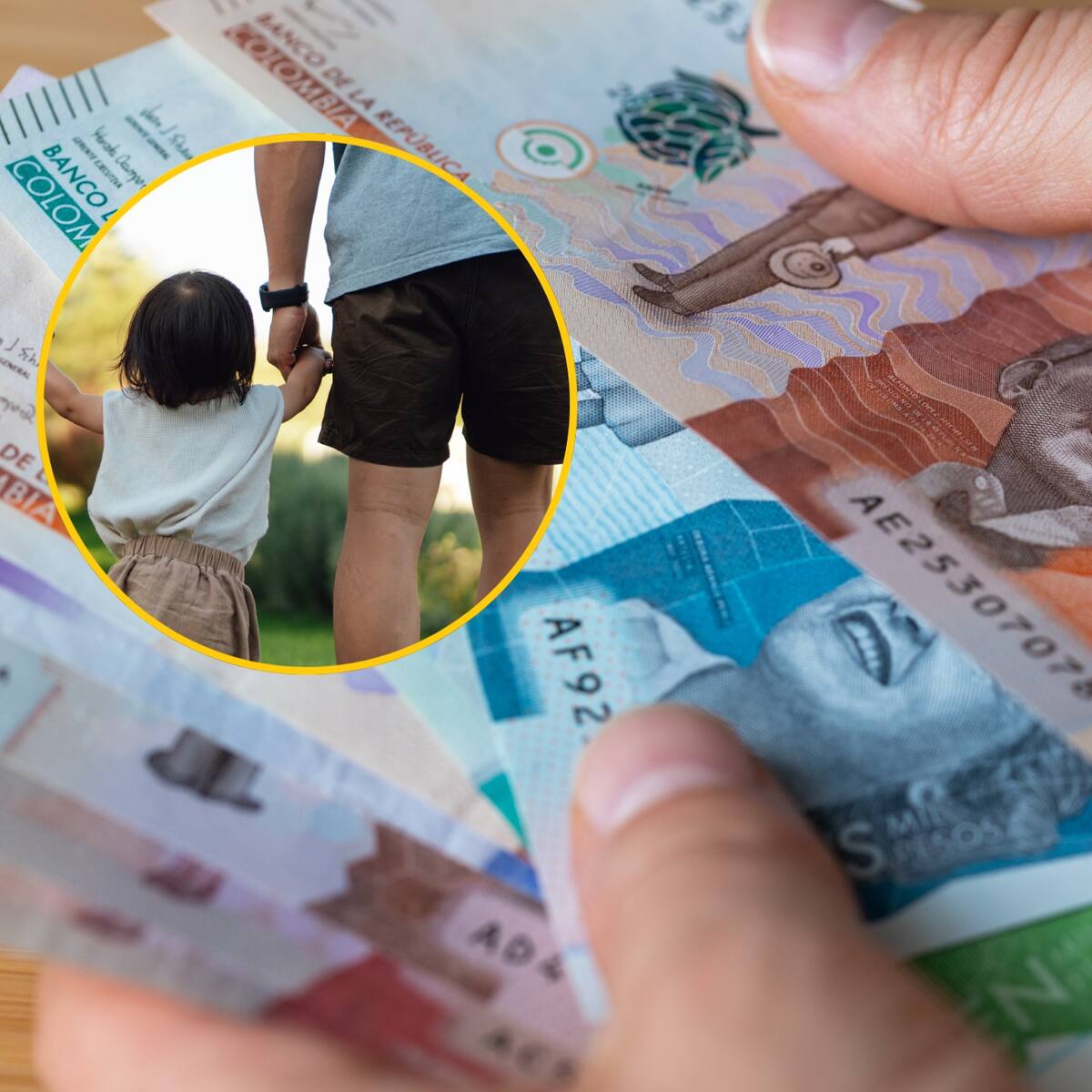 ¿De cuánto es la cuota alimentaria por hijo en Colombia 2024 si gana el mínimo?