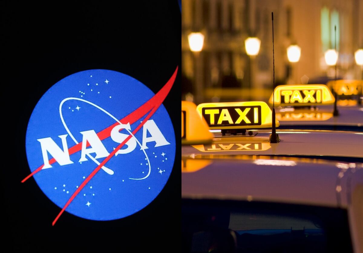 NASA y taxis, imágenes de referencia | Fotos: GettyImages