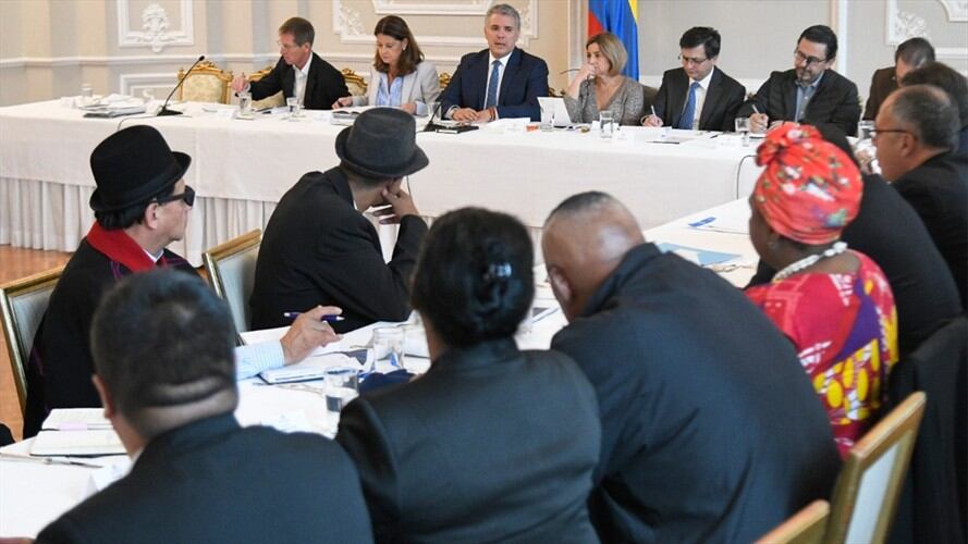 Ante quejas por demoras, Duque recordó que implementación de paz durará 15 años . Foto: Presidencia