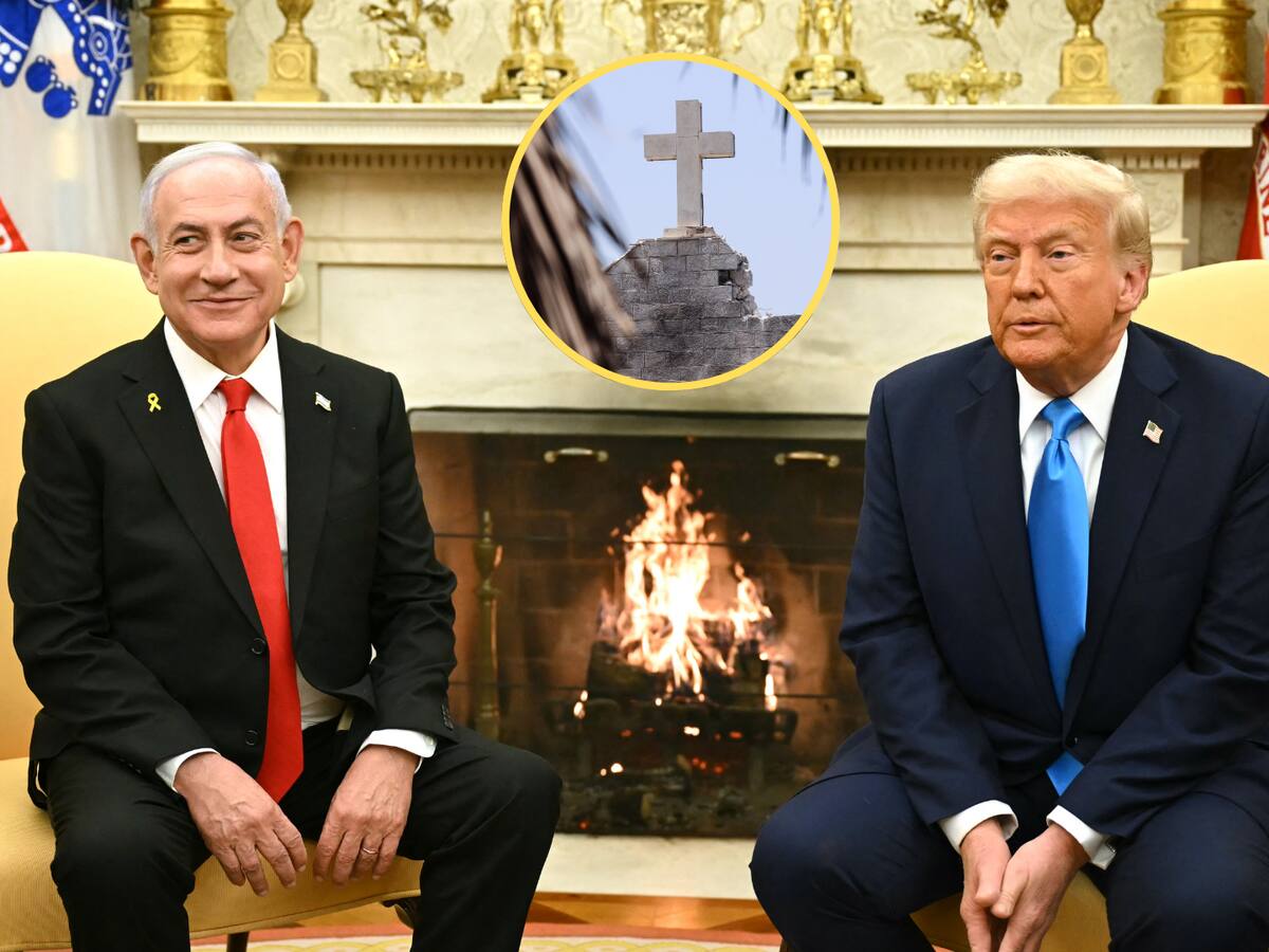 Donald Trump le trasladó a Netanyahu su desacuerdo por el ataque contra la iglesia católica de Gaza