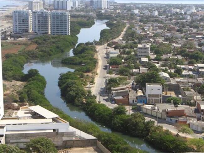 Aún no hay permiso para hacer relimpias en el caño Juan Angola en Cartagena. Foto: El Universal