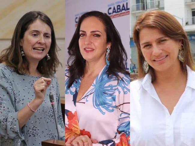 Senadoras del Centro Democrático. Foto: Colprensa,