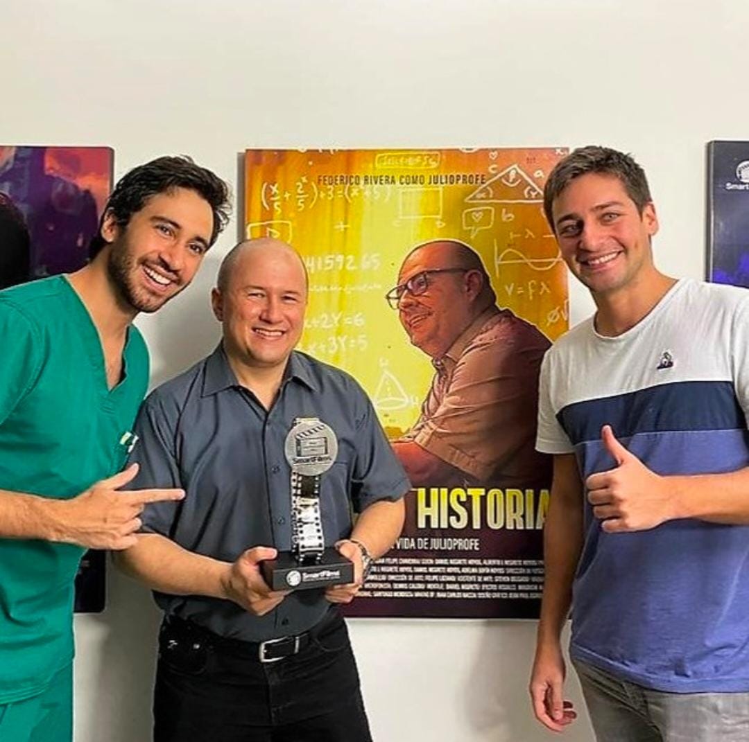 Hagamos Historia, el cortometraje que habla de la vida de Julio Profe ganó el premio de SmartFilms 2021. Créditos: @julioprofenet