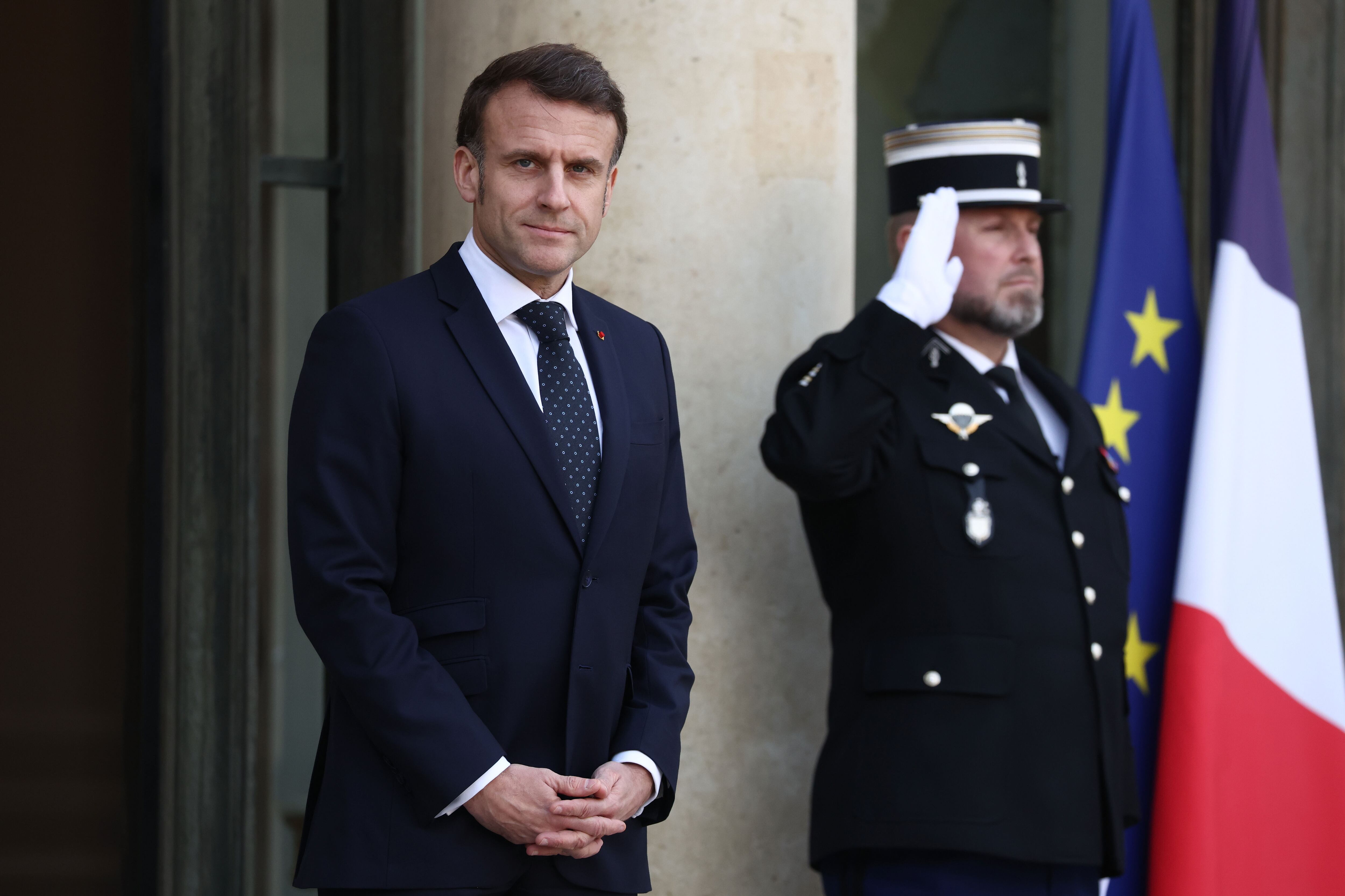 Emmanuel Macron, presidente de Francia. FOTO: Tom Nicholson/Getty Images)