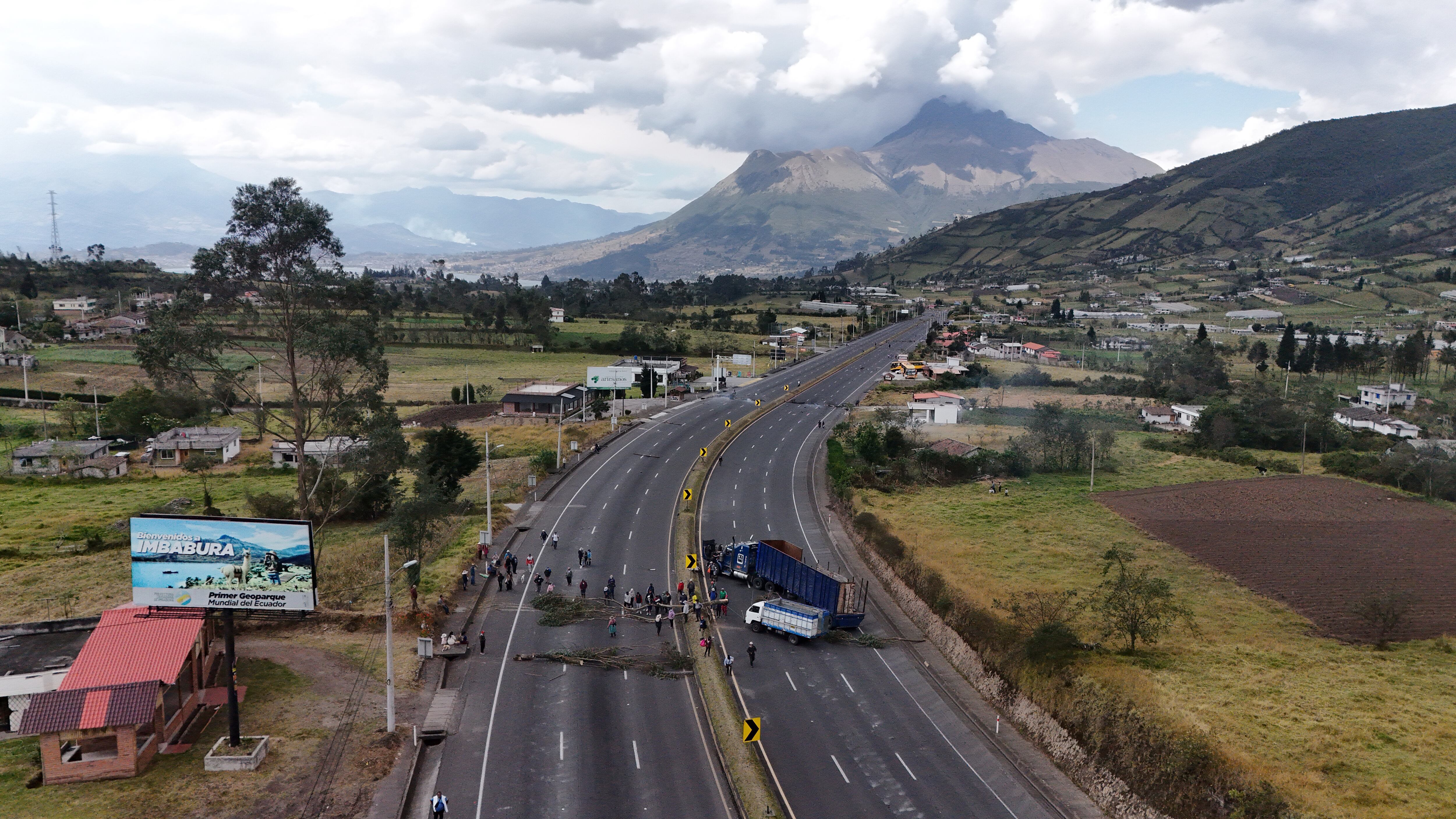 Protestas sociales en Ecuador. Foto: Franklin Jacome/Agencia Press South/Getty Images)