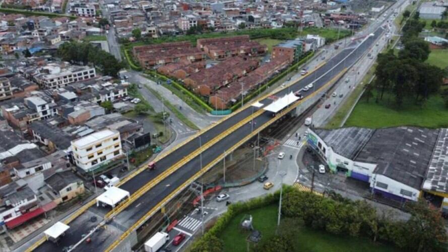 Puente Industriales de Dosquebradas, Risaralda. Foto: ANI.
