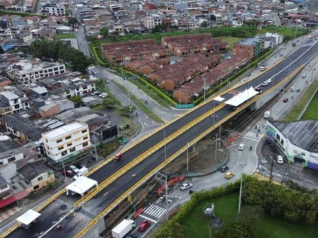 Puente Industriales de Dosquebradas, Risaralda. Foto: ANI.