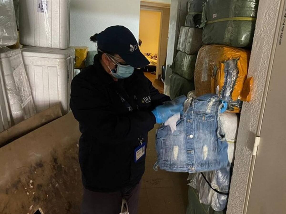 La Dian reportó nuevo golpe al contrabando textil en Bogotá
