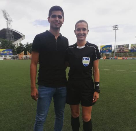 Mary Blanco, la arbitra colombiana que estará en la Eurocopa Femenina / FOTO: Instagram @blanco4267