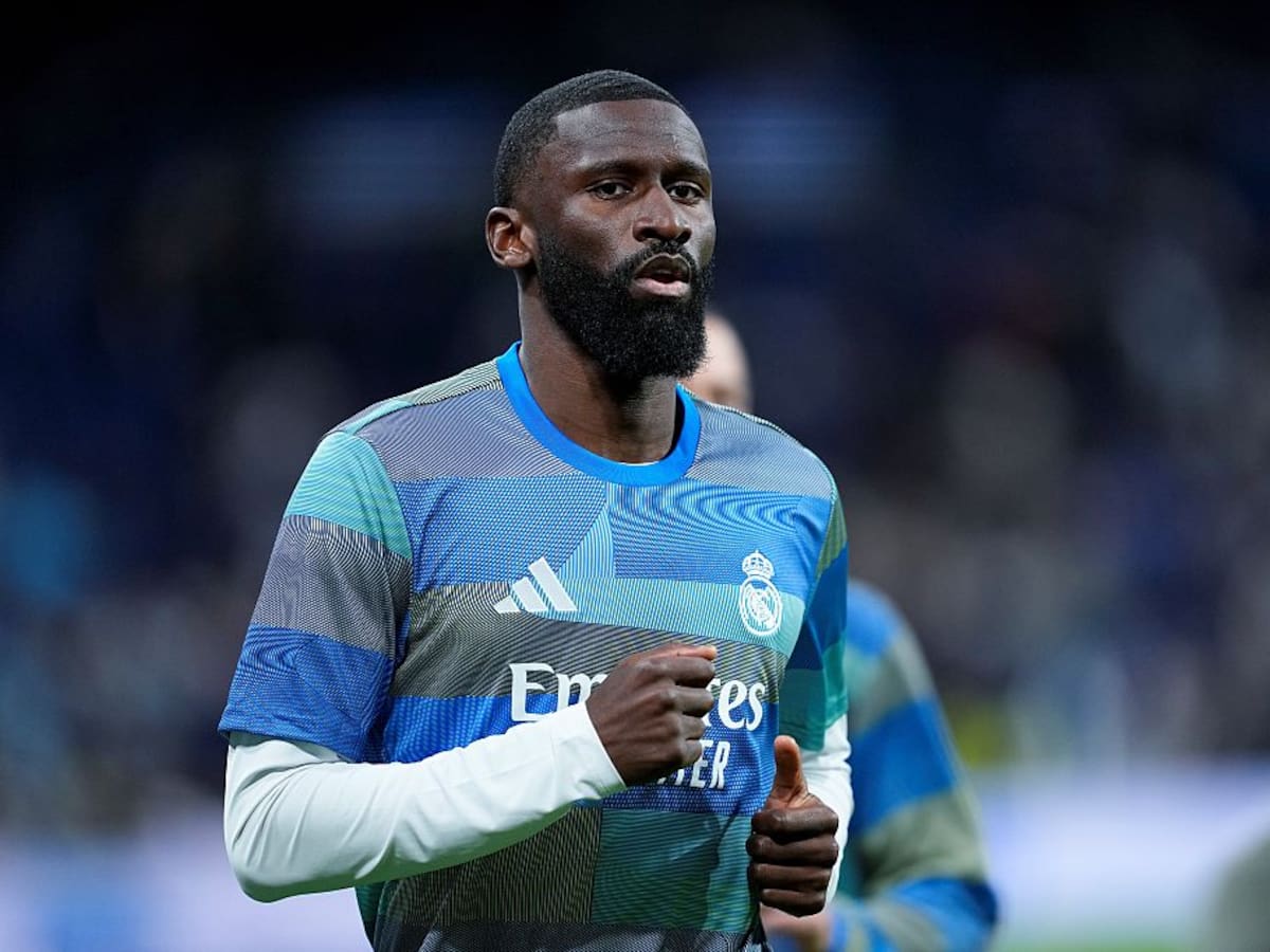 Rüdiger, en duda para el derbi de Madrid por Supercopa debido a molestias en una rodilla