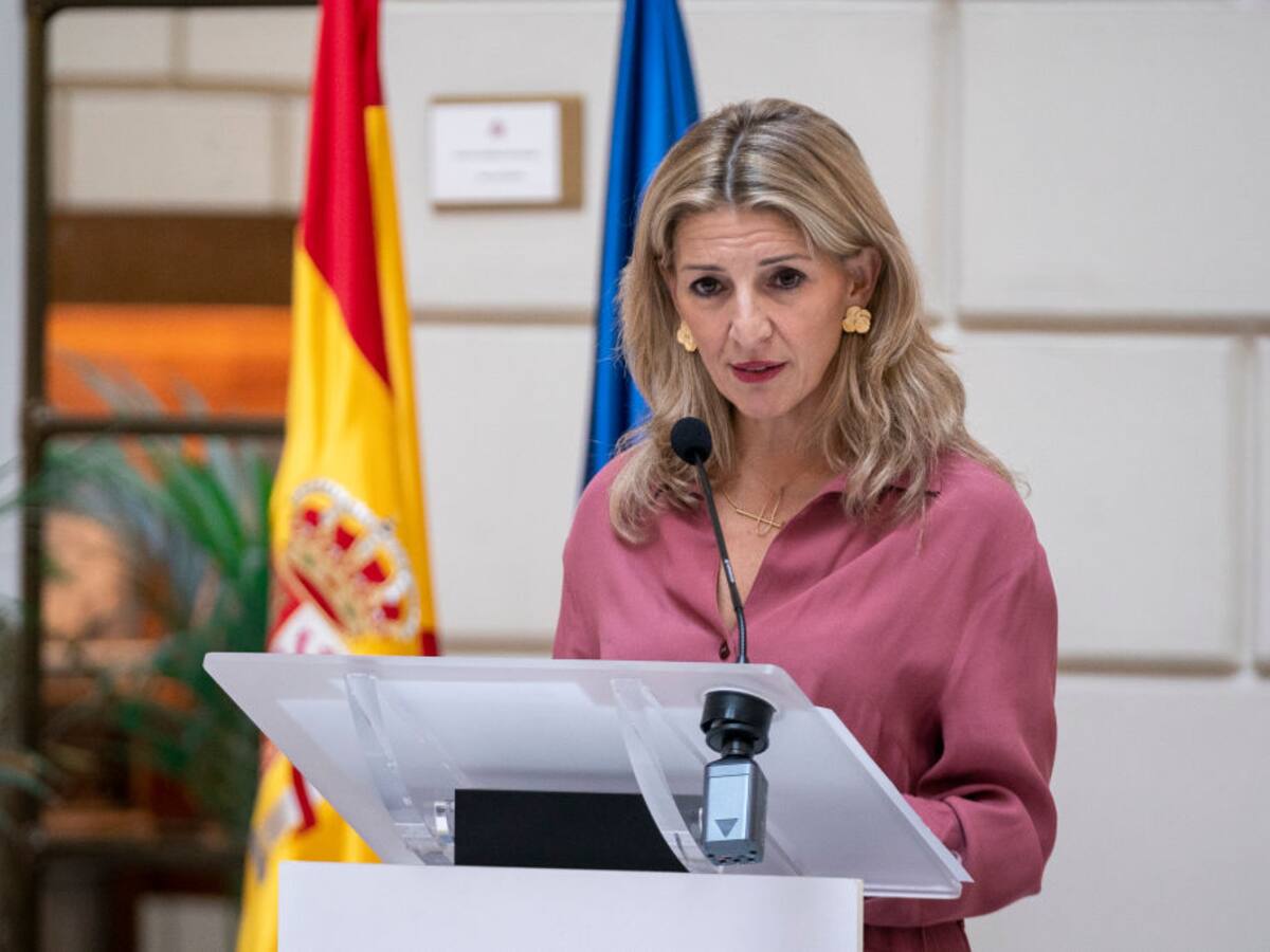 Yolanda Díaz habla en Argentina del papa: “Es el gran embajador del trabajo decente”