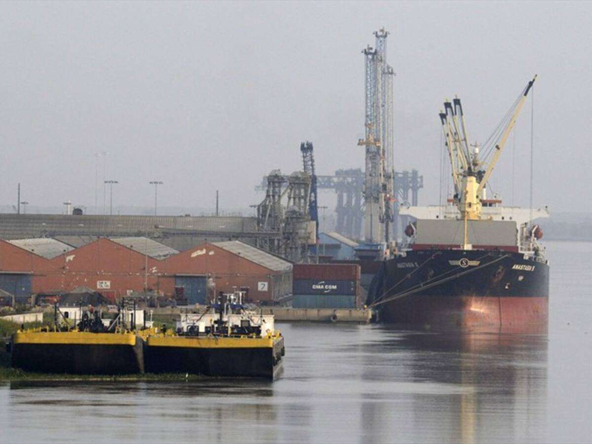 Sube el calado en el canal de acceso al Puerto de Barranquilla