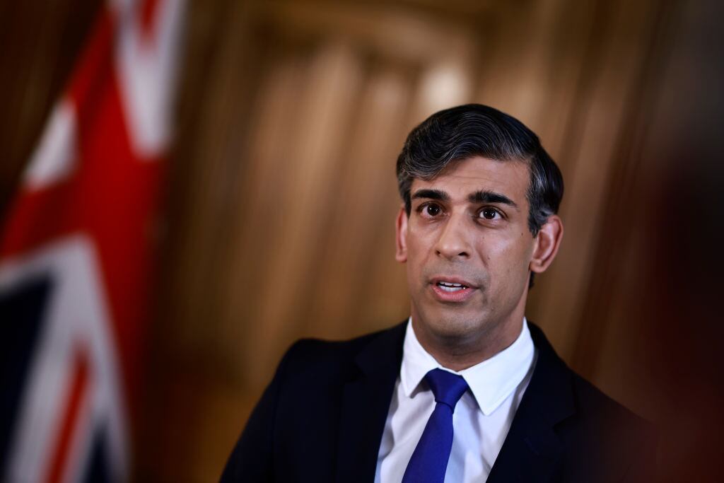 Rishi Sunak, primer ministro británico. Foto: Getty Images.