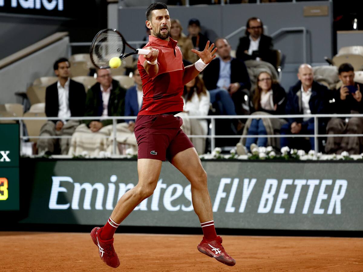 Djokovic derrotó al francés Herbert en su inicio en Roland Garros