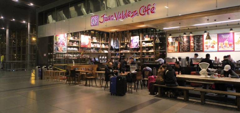 Tienda Juan Valdez. Foto: Aeropuerto El Dorado