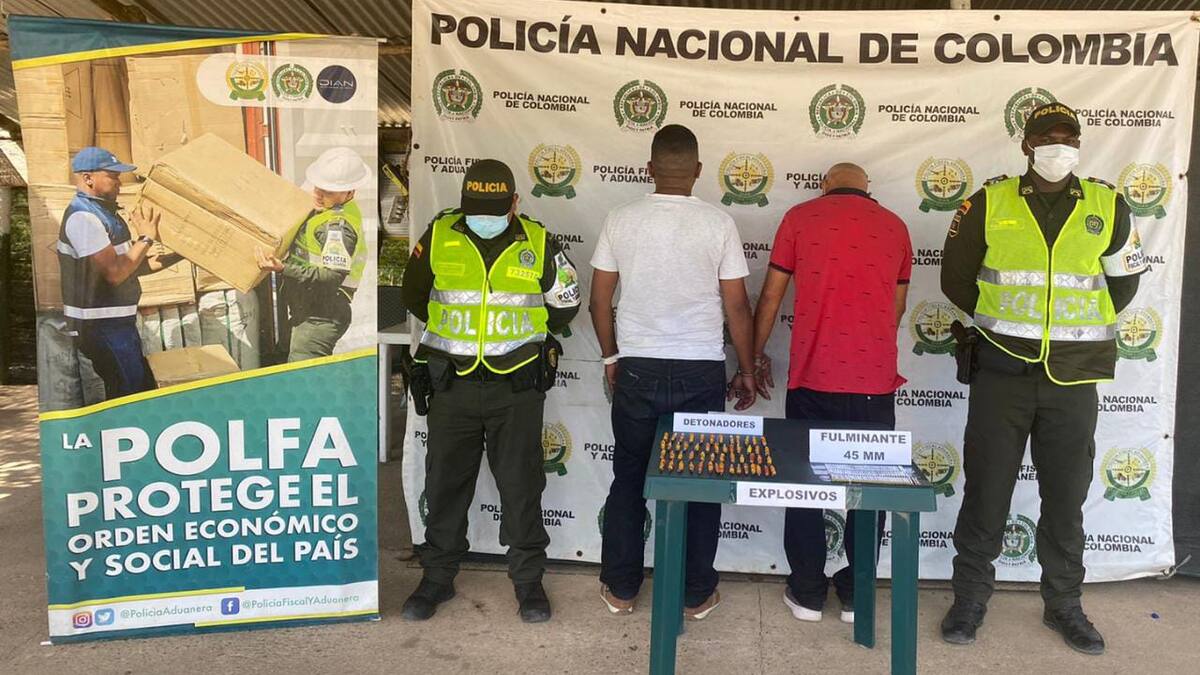 Más de 250 unidades de explosivos fueron incautados en La Guajira