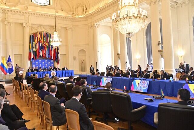 Consejo e la OEA (Foto vía Colprensa)