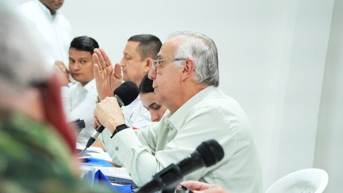 Ministro de Defensa lideró consejo de seguridad en Putumayo