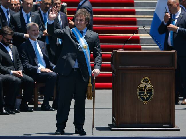 Javier Milei, presidente de Argentina. Foto: EFE.