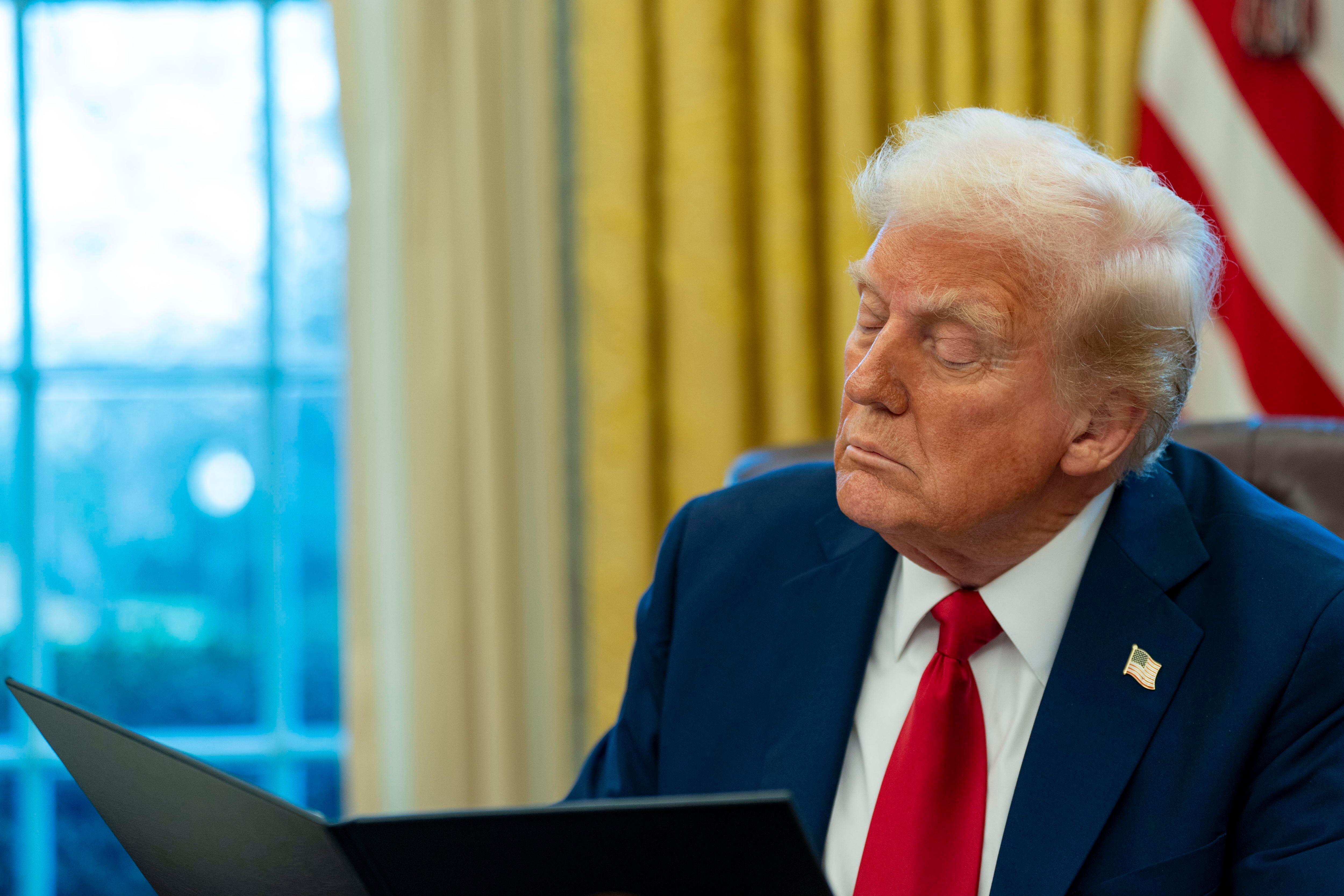 Washington (United Donald Trump FOTO: EFE/EPA/BONNIE CASH / POOL