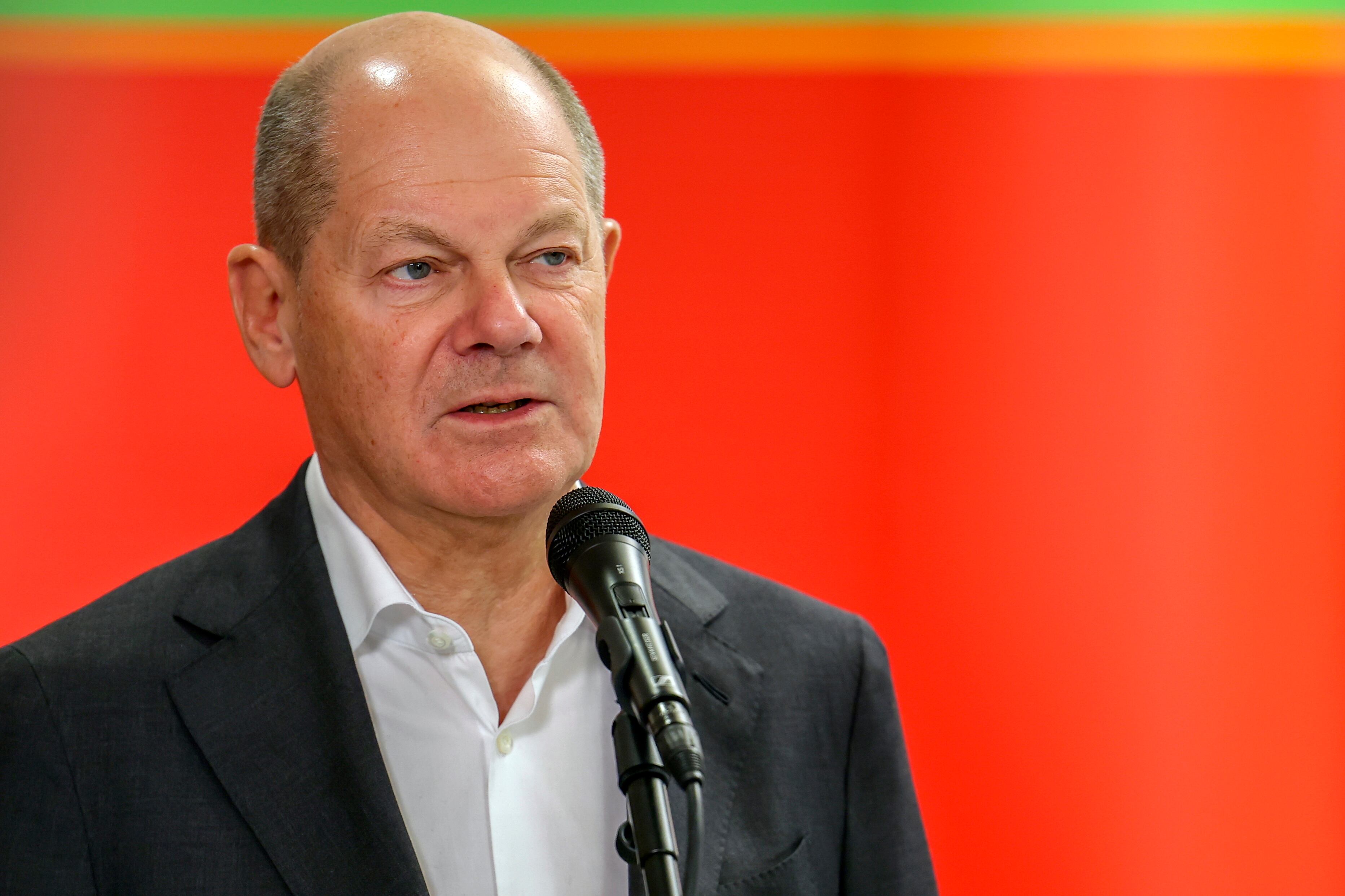 Olaf Scholz. I Foto: EFE/EPA/CHRISTOPHER NEUNDORF / POOL.