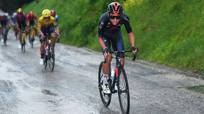 Egan Bernal encabeza la lista preliminar para el Giro de Italia. Foto: Getty Images
