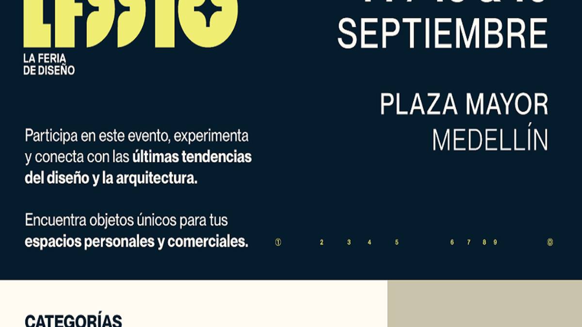 La Feria De Diseño: vuelve la plataforma de negocios más grande del diseño en Colombia