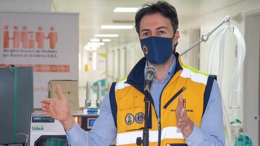 Daniel Quintero, alcalde de Medellín. Foto: Alcaldía de Medellín