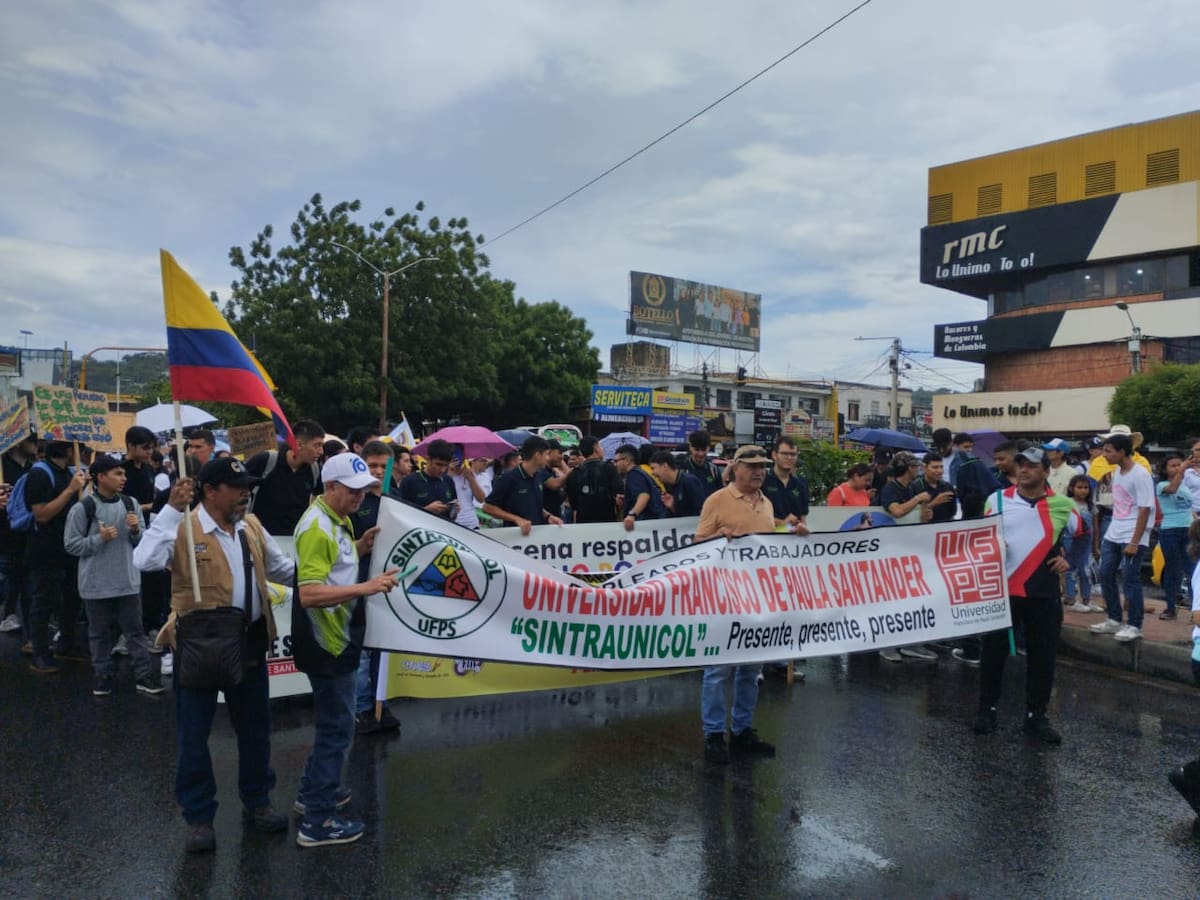 Avanza jornada de movilización en Cúcuta en apoyo a las reformas del gobierno