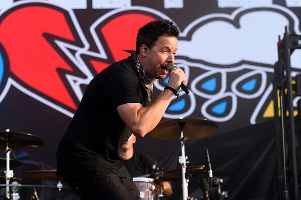 Pierre Bouvier of Simple Plan. Foto: Getty