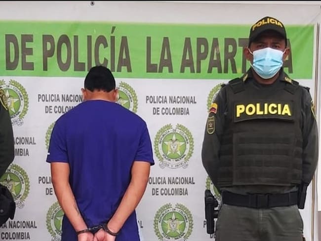 Capturan a hombre que habría golpeado a mujer en un motel en Córdoba. Foto: Policía.