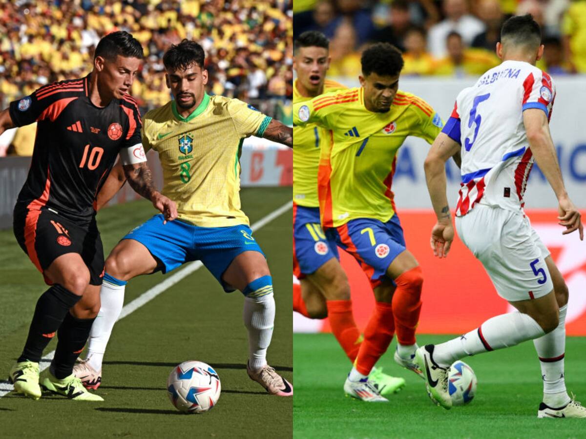 ¿Cómo le fue a Colombia en su último enfrentamiento contra Brasil y Paraguay?