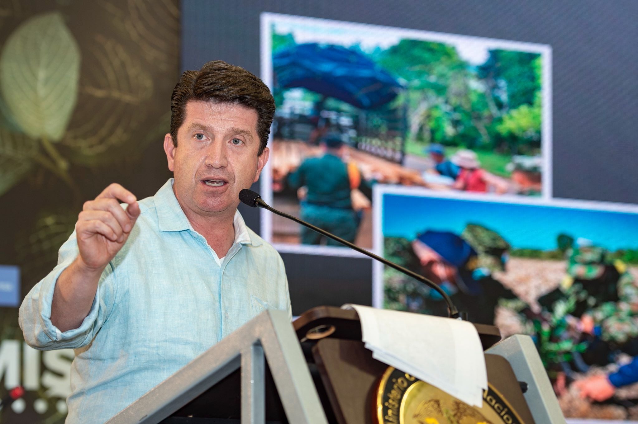 El Ministro de Defensa, Diego Molano, anunció que se busca esclarecer el hecho en el menor tiempo posible. Crédito: MinDefensa. 