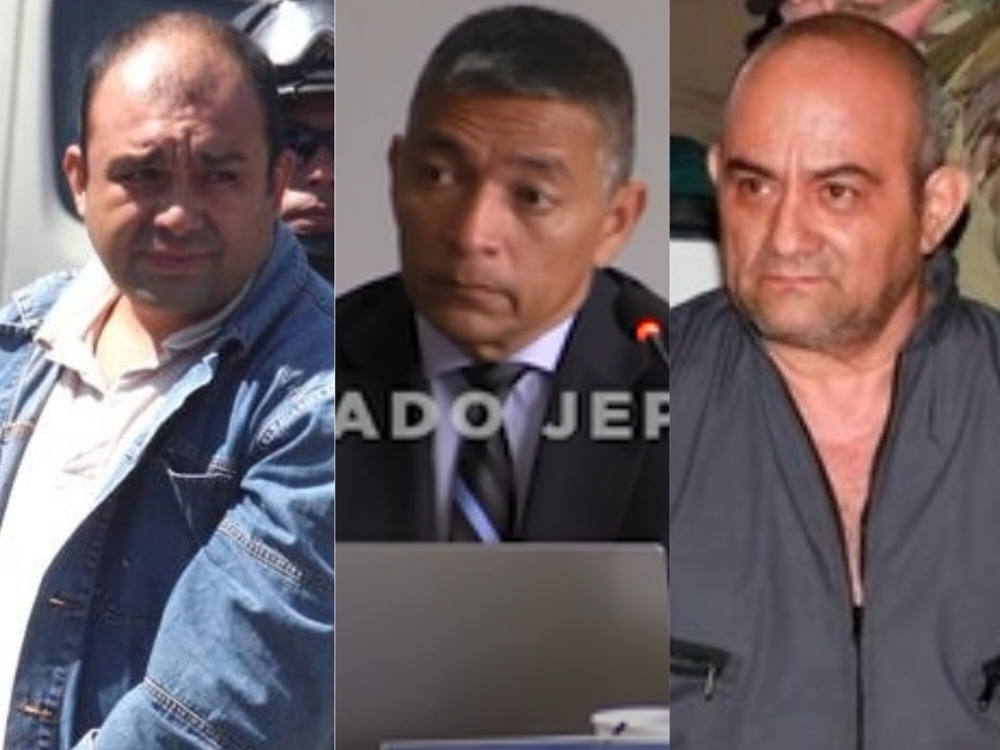 Alias 'Zeus', coronel Cabuya, y alias 'Otoniel': Foto: JOSE RUIZ  COLPRENSA / Cortesía / Colprensa