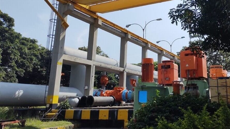 Emcali espera restablecer el servicio de agua de la capital del Valle al finalizar la tarde de este martes. Foto: Cortesía