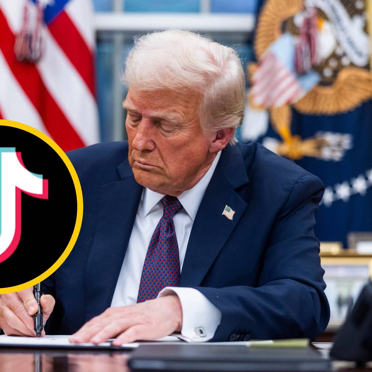 Trump firmó orden para mantener TikTok operativo mientras se avanza en un acuerdo con China