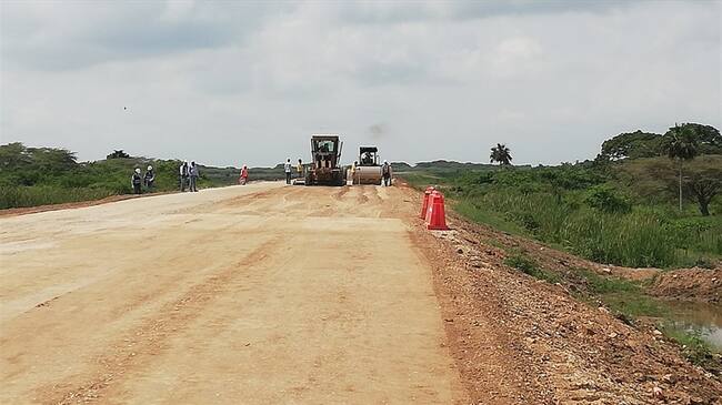 INVIAS advierte sobre erosión en un tramo de la Vía de la Prosperidad. Foto: Lizbeth Rodríguez