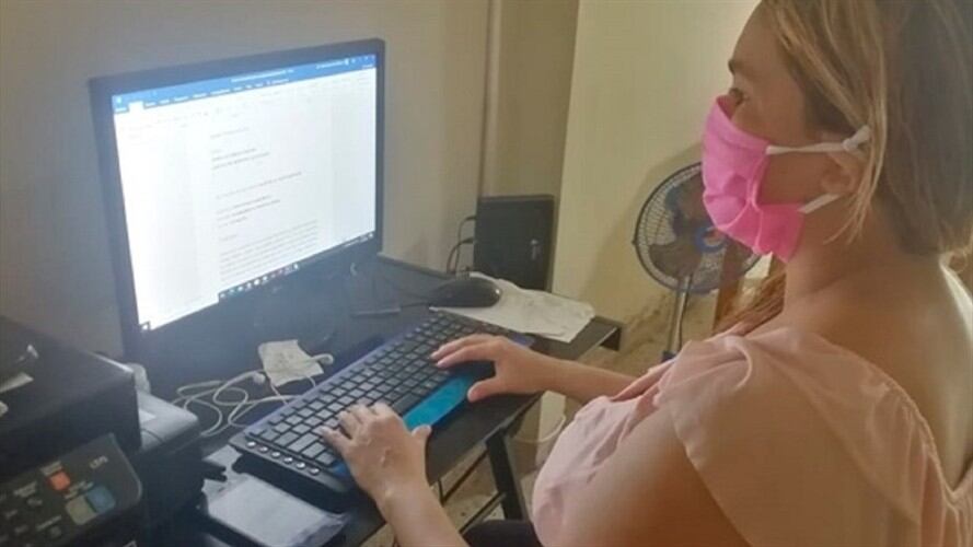 En el Atlántico se adelantaron talleres de formación virtual para excombatientes emprendedores. Foto: Cortesía ARN