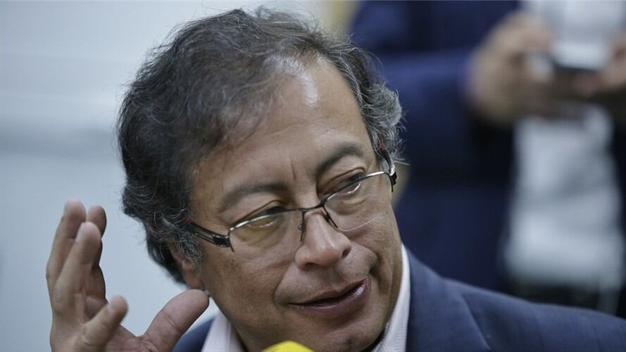 Senador y líder de la Colombia Humana, Gustavo Petro. Foto: Colprensa - Álvaro Tavera