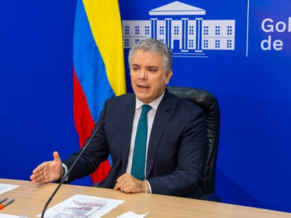 Duque pide más recursos de cooperación para financiar vacunación de migrantes