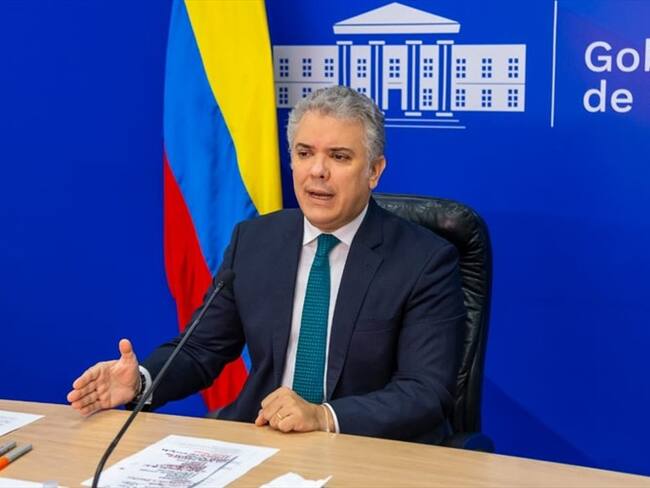 El presidente Iván Duque pidió mayor celeridad en el desembolso de recursos de cooperación para atender a la población venezolana radicada en Colombia. Foto: Presidencia de la República