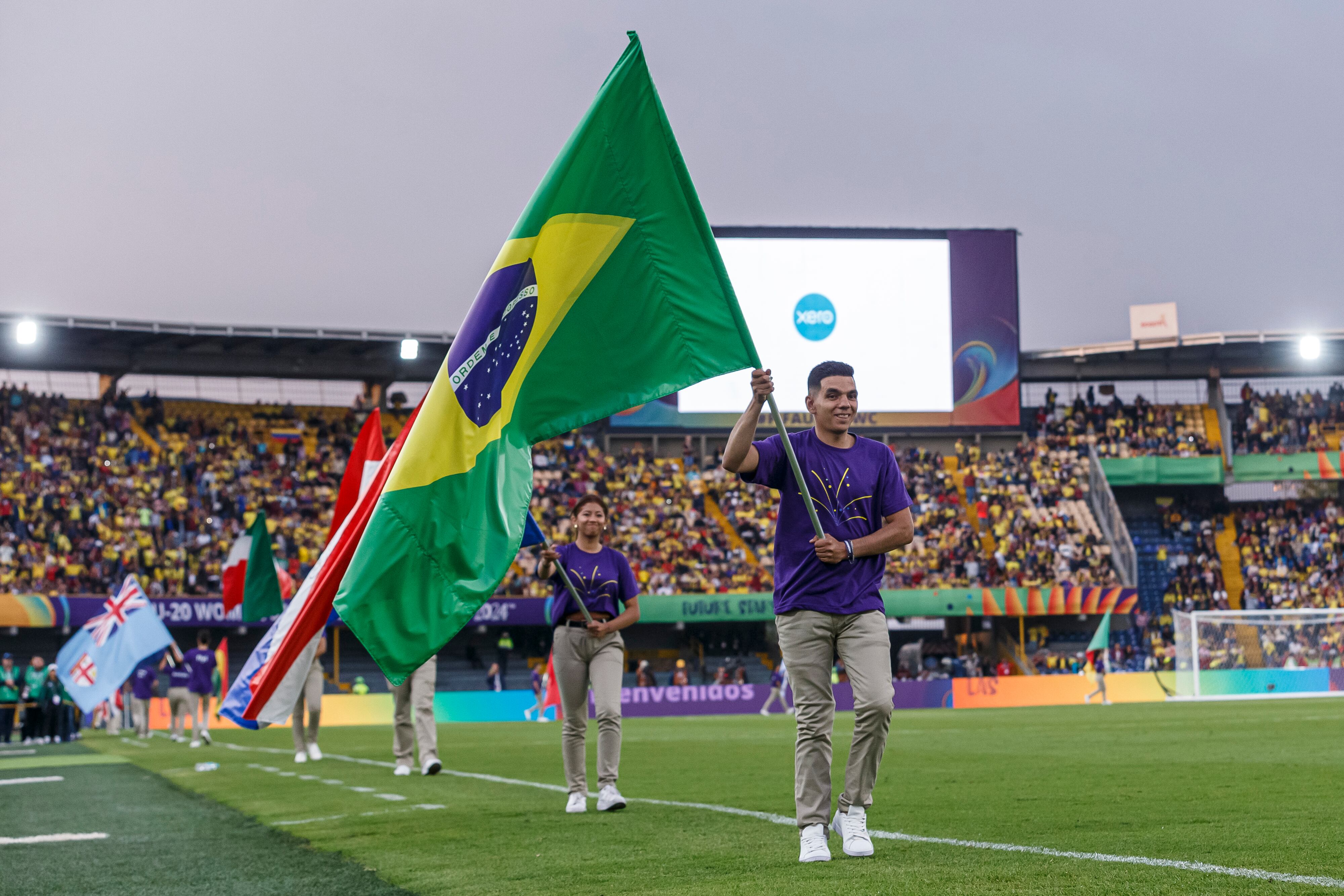 Voluntarios FIFA. Foto: Martín Fonseca/Eurasia Sport Images/Getty Images.