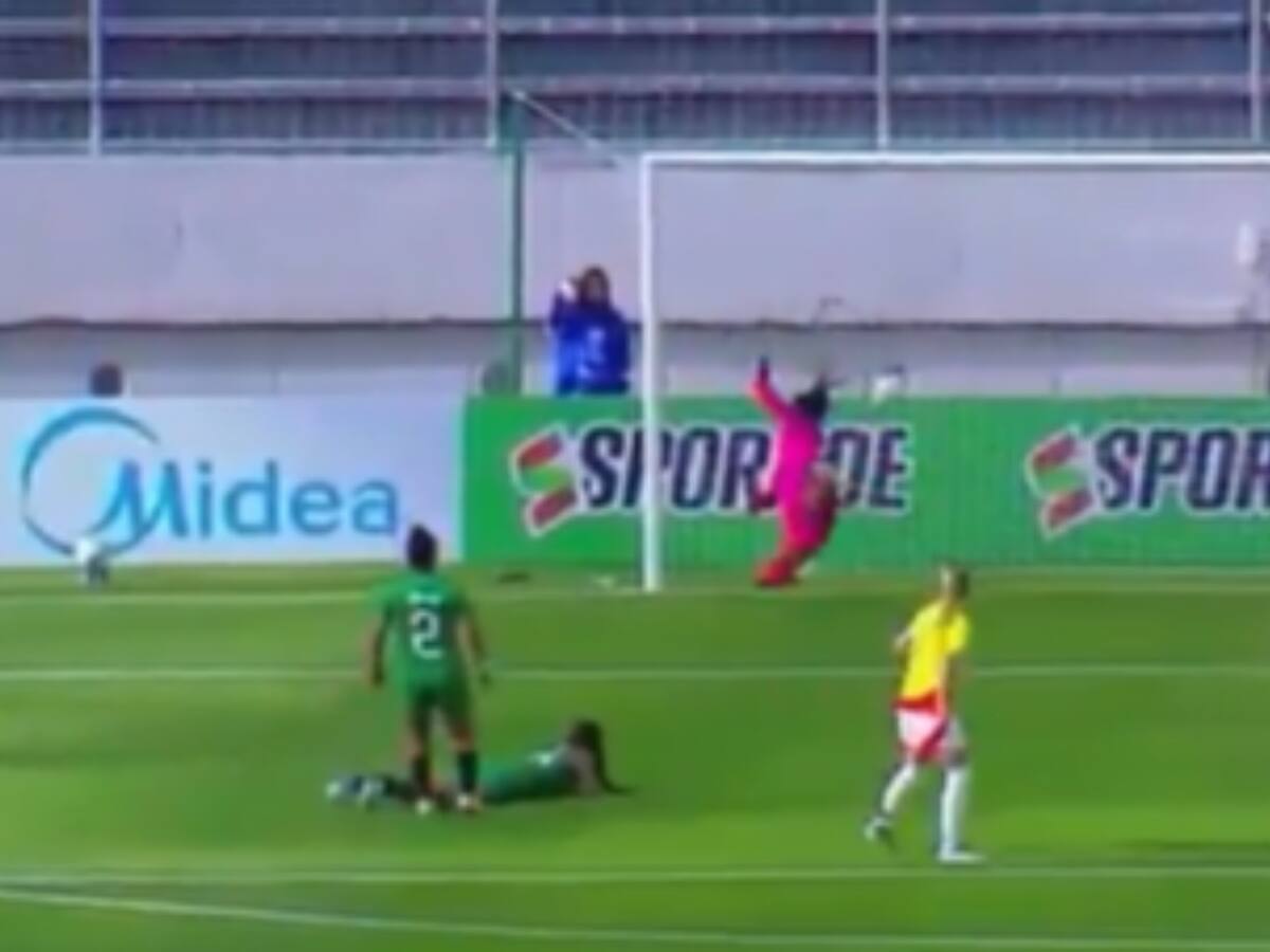 VIDEO: Autogol de Bolivia amplió el marcador a favor de Colombia 4-0
