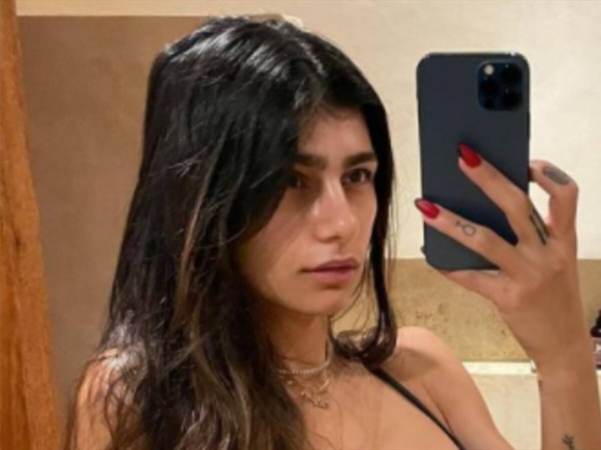Mia Khalifa lanza nuevo reto viral con difícil posición de piernas en el gimnasio