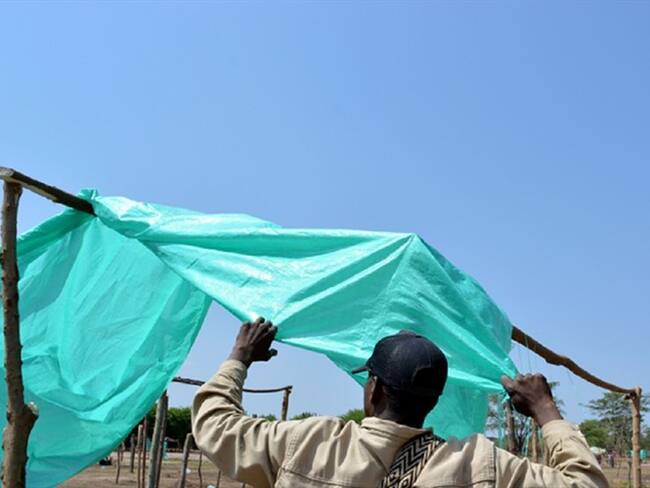 Autoridades revisan incremento de invasiones en el municipio de Tibú. Foto: Colprensa